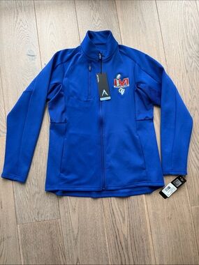 🏈 Antigua Super Bowl LVI Los Angeles Rams Women’s Jacket – NWT – Size Medium